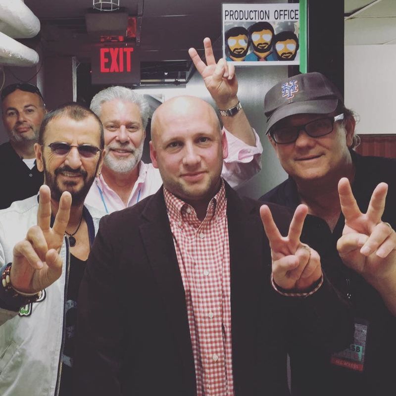 Beekman with Ringo Starr