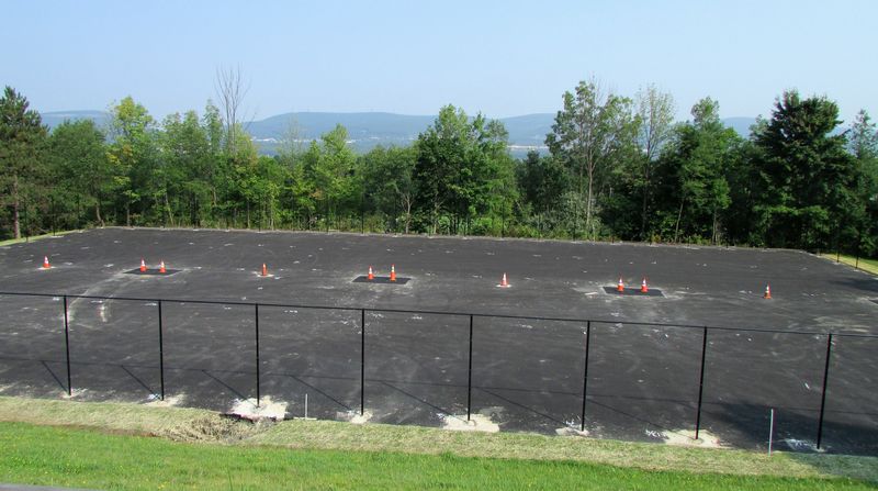 Flex court under construction 