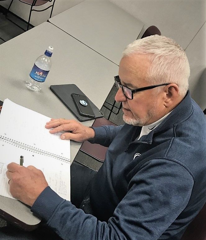 Eric Linde at desk