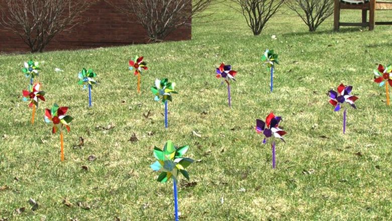 pinwheels at PSWS