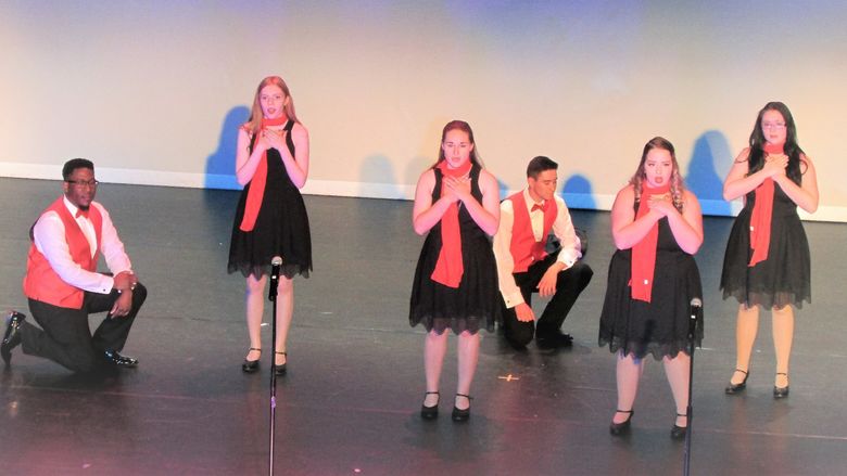 penn state scranton's rocktet sings at the 2019 spring concert