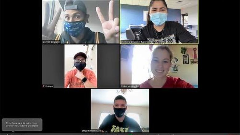 virtual meeting of SOL officers